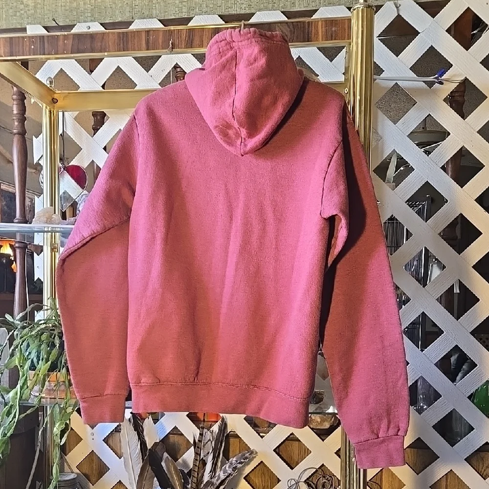 Ladies Fruit of the Loom Pink Zip-Up Hoodie Size Small-FC - Picture 4 of 4